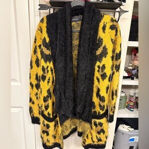 MINKPINK Leopard Cardigan